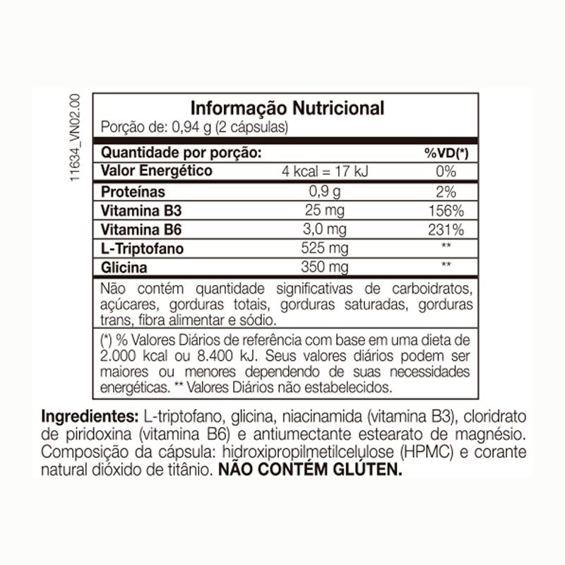 Informações nutricionais