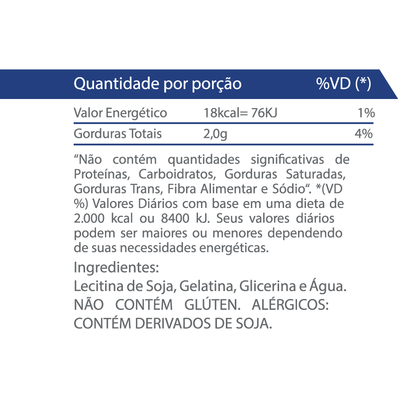 Informações nutricionais