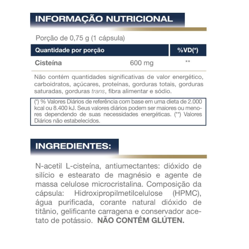 Informações nutricionais