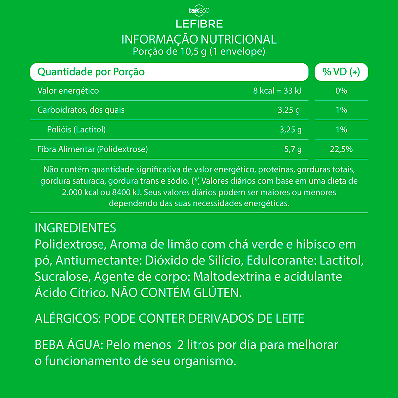 Informações nutricionais