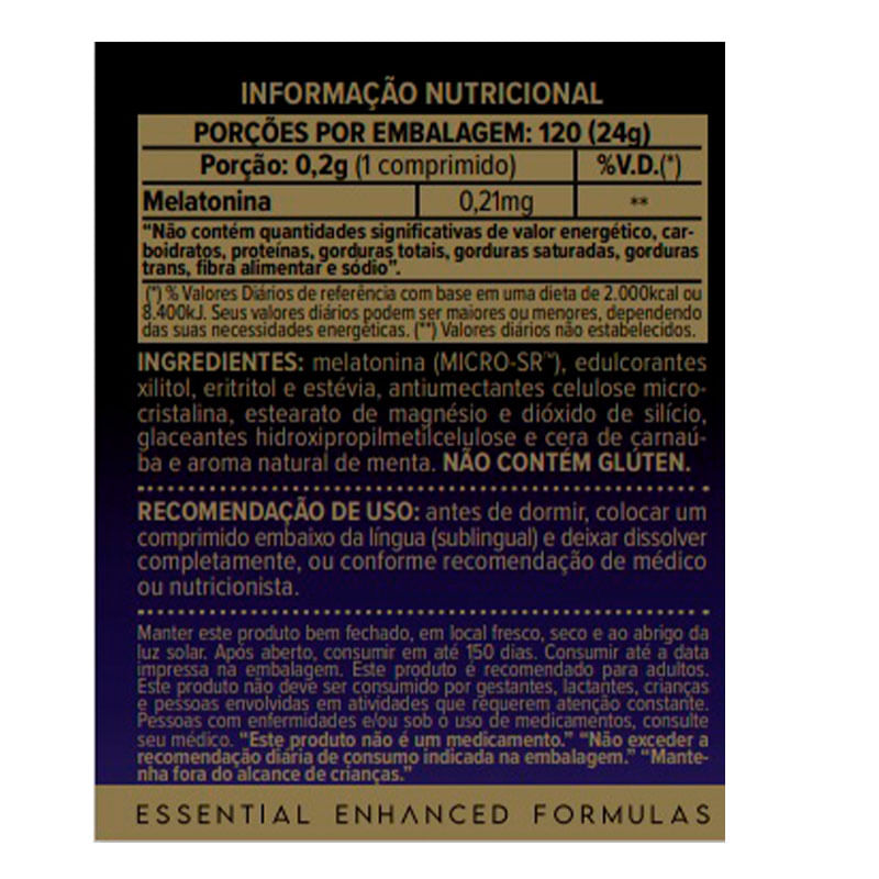 Informações nutricionais