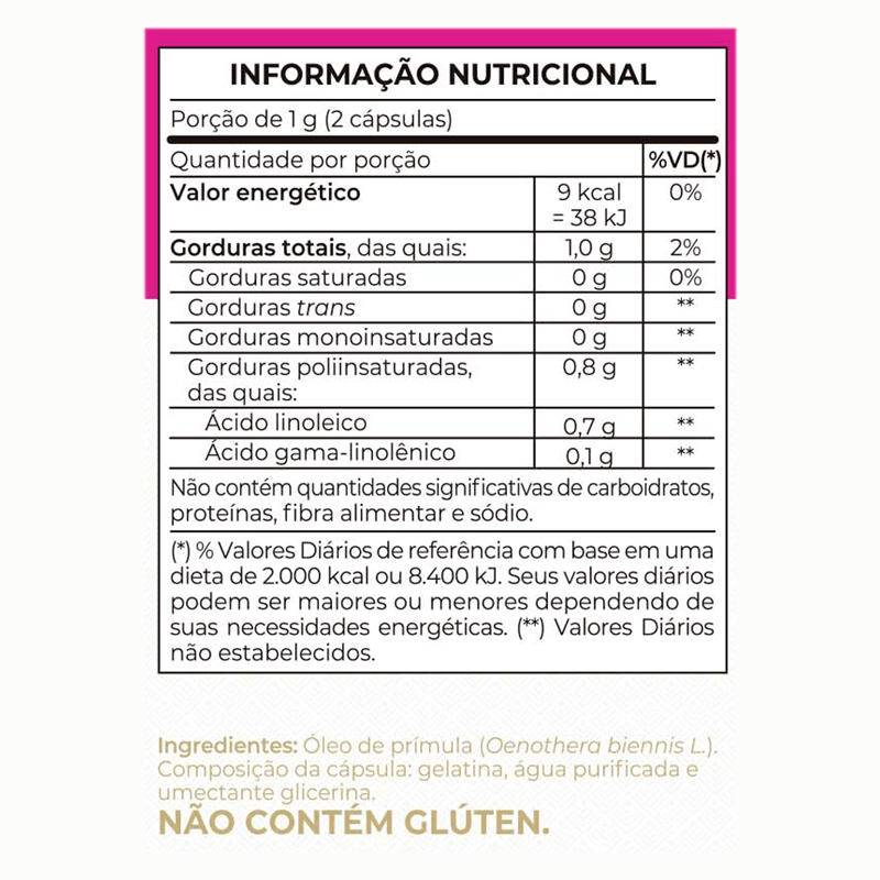 Informações nutricionais