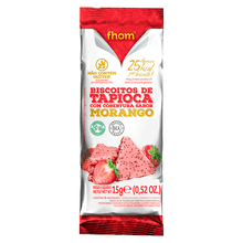 Biscoito de Tapioca com Morango 15g - Fhom