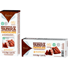 Biscoito Tapioca com Chocolate Fhom 30g