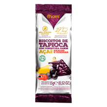 Biscoito de Tapioca Açaí Banana Guaraná 15g - Fhom