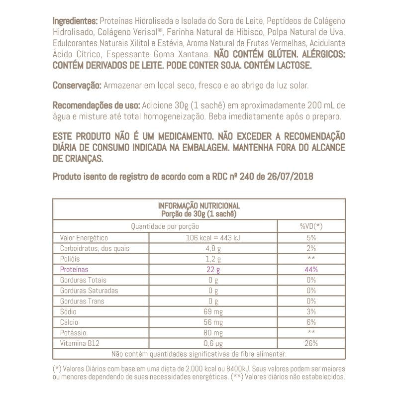 Informações nutricionais