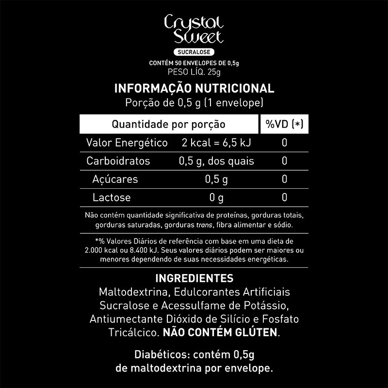 Informações nutricionais