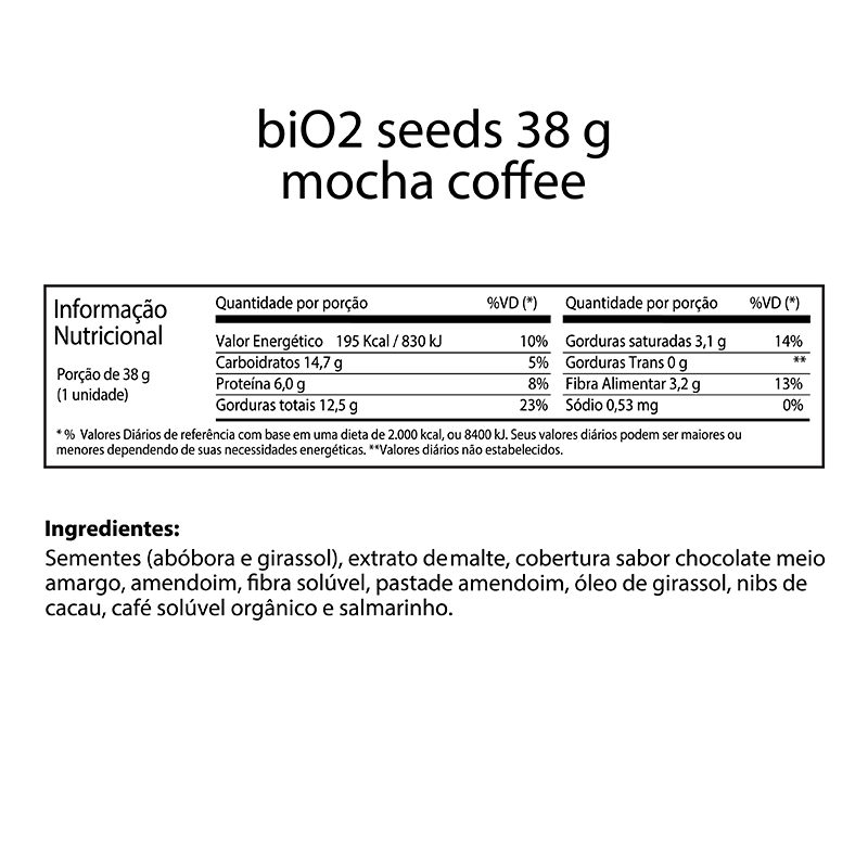 Informações nutricionais