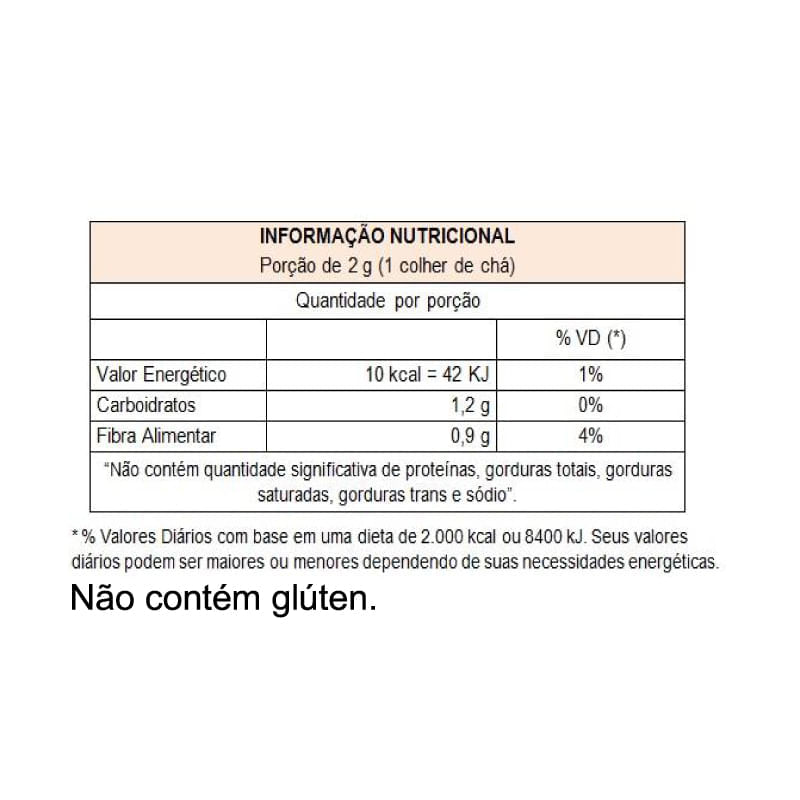 Informações nutricionais