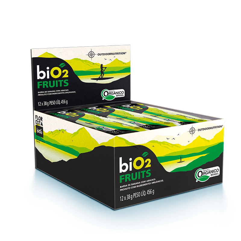 Encontraproduto.com.br - Barra Fruits Banana com Abacaxi biO2 38g