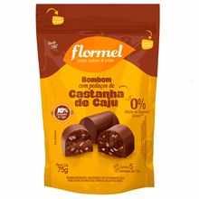 Bombom Sem Açúcar com Castanha de Caju Flormel 15gx5