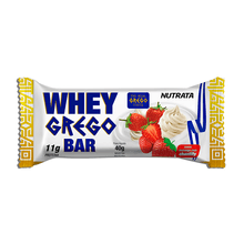 Whey Grego Bar Morango com Chantilly Nutrata  40g