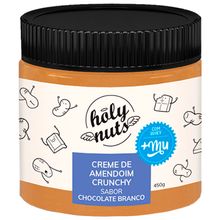 Creme de amendoim chocolate branco Holy Nuts 450g