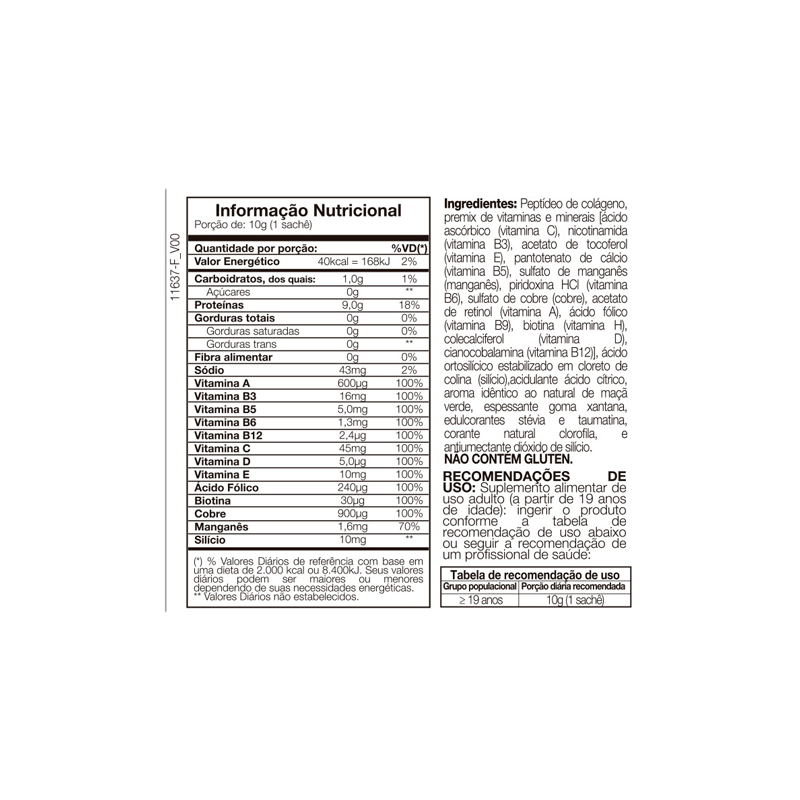 Informações nutricionais