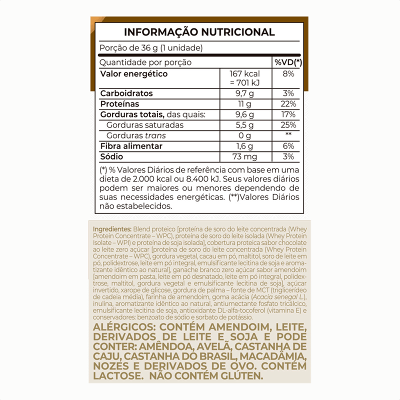 Informações nutricionais