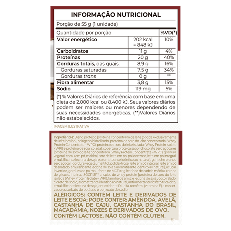 Informações nutricionais