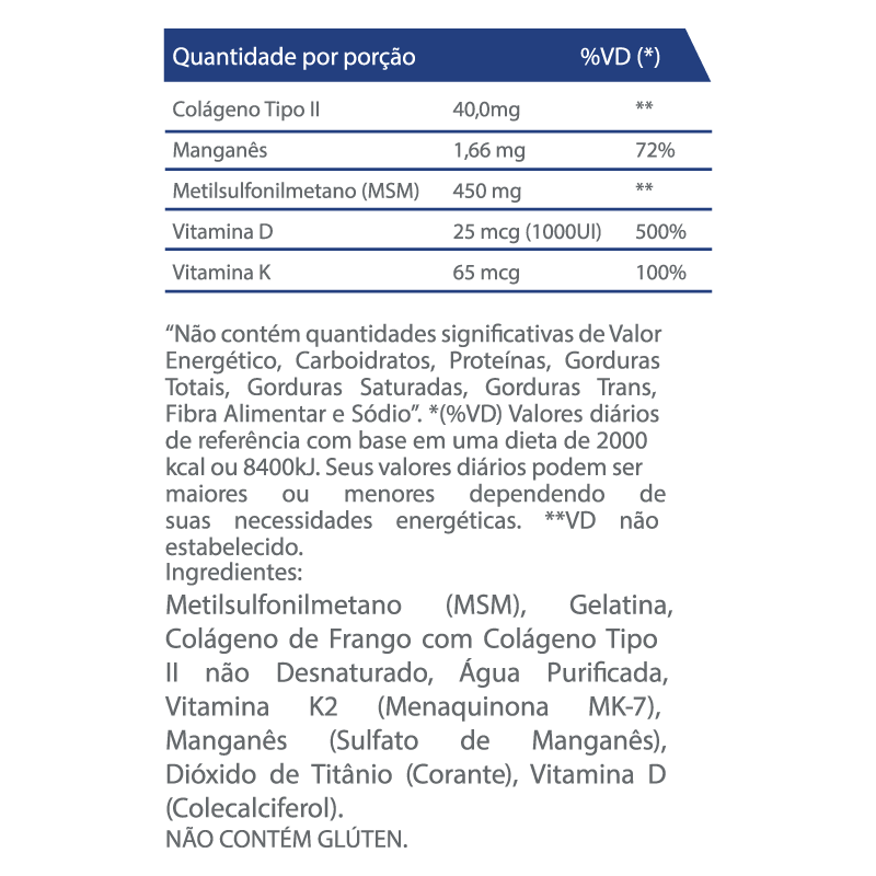 Informações nutricionais