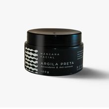 Máscara Facial de Argila Preta 100g - Bergamia