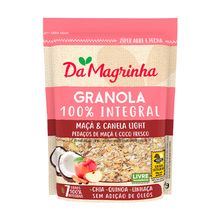 Granola Integral Maçã e Canela Light 250g - Da Magrinha