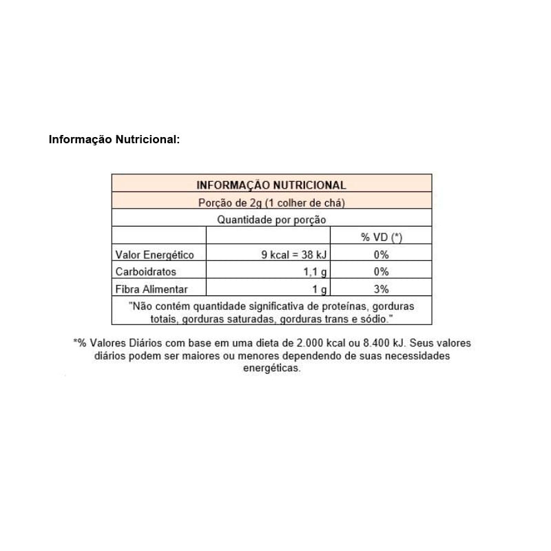 Informações nutricionais