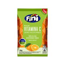 Bala de Gelatina Vitamina C Laranja Fini 18g