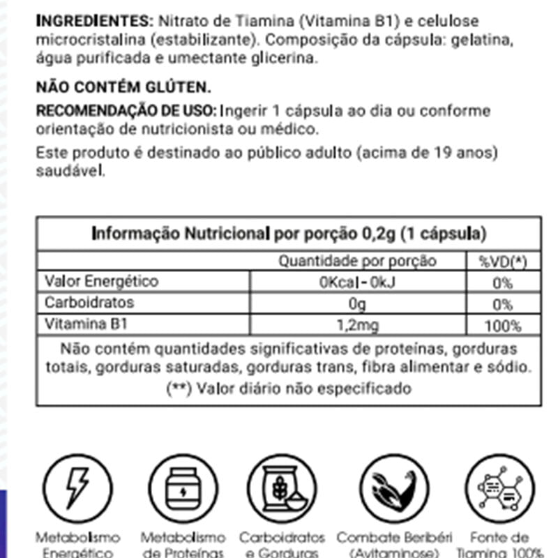 Informações nutricionais