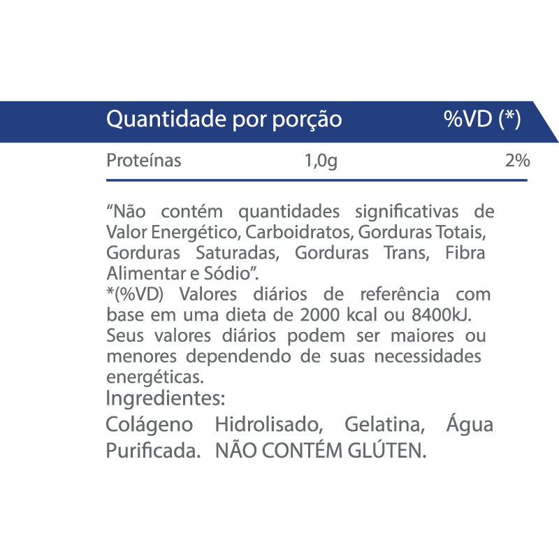 Informações nutricionais