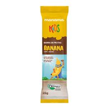 Barra de Frutas com Aveia Banana e Cacau Monama 25g