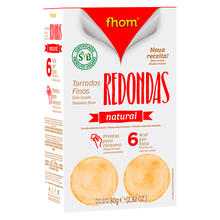 Torrada Canapé Redonda Fina Fhom 80g