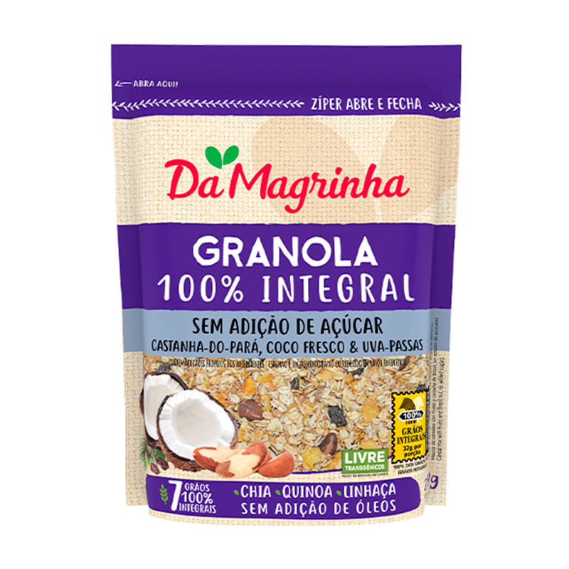 Granola-Integral-Zero-Acucar-250g---Da-Magrinha_0