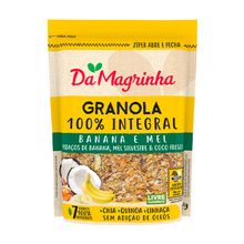 Granola Integral Banana e Mel 250g - Da Magrinha