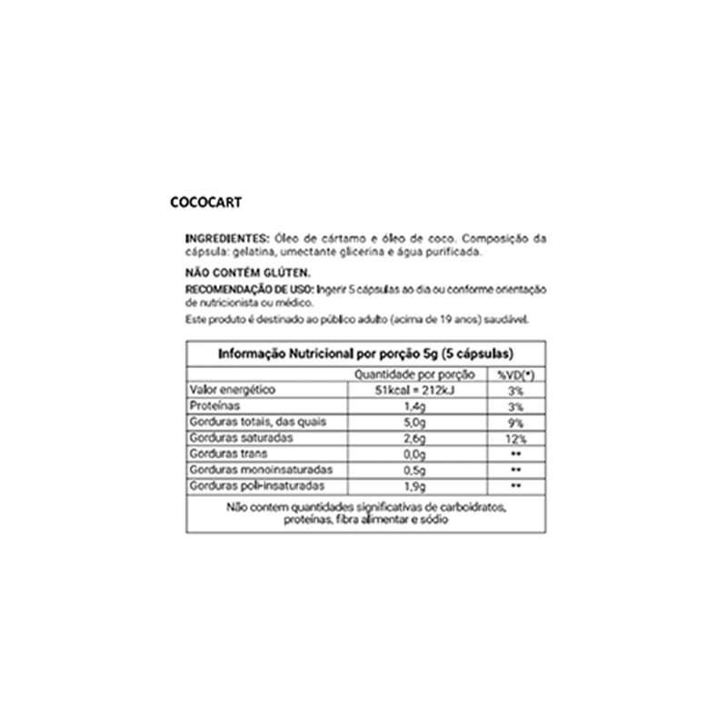 Informações nutricionais