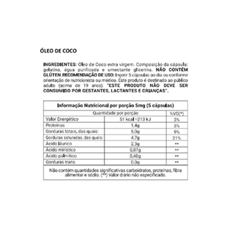 Informações nutricionais