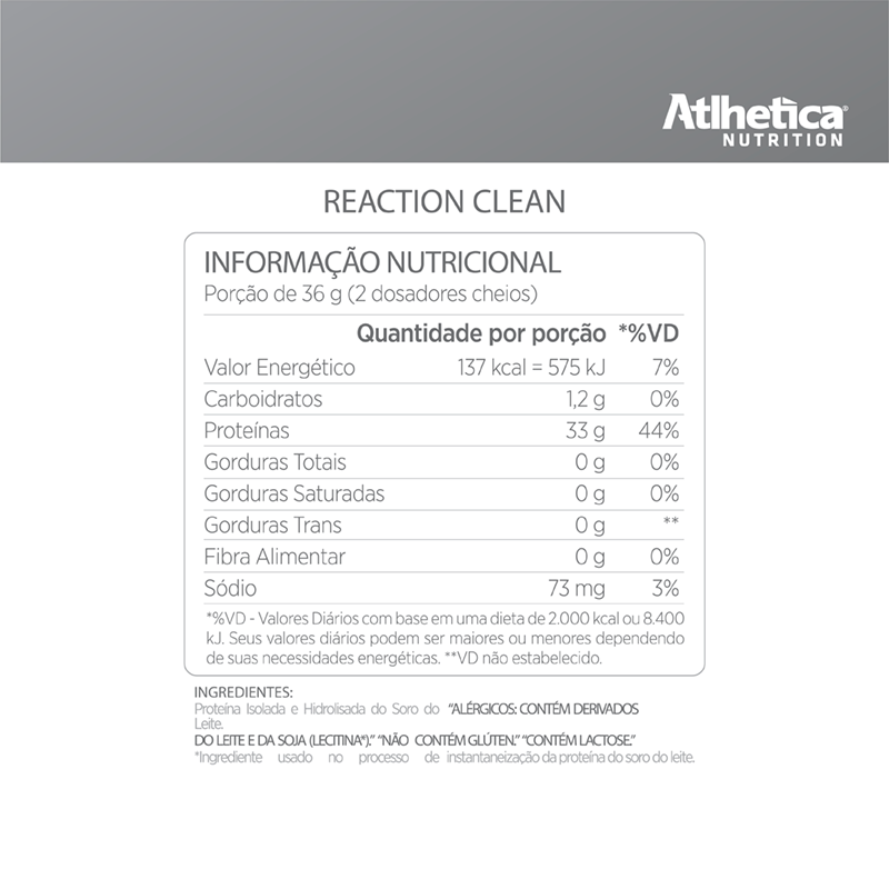 Informações nutricionais