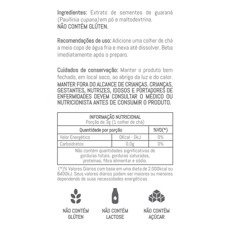 Informações nutricionais