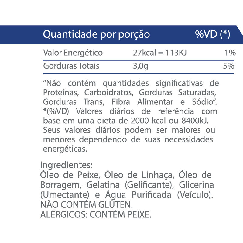 Informações nutricionais