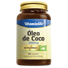 Óleo de Coco Extra Virgem Vitaminlife  60 cápsulas