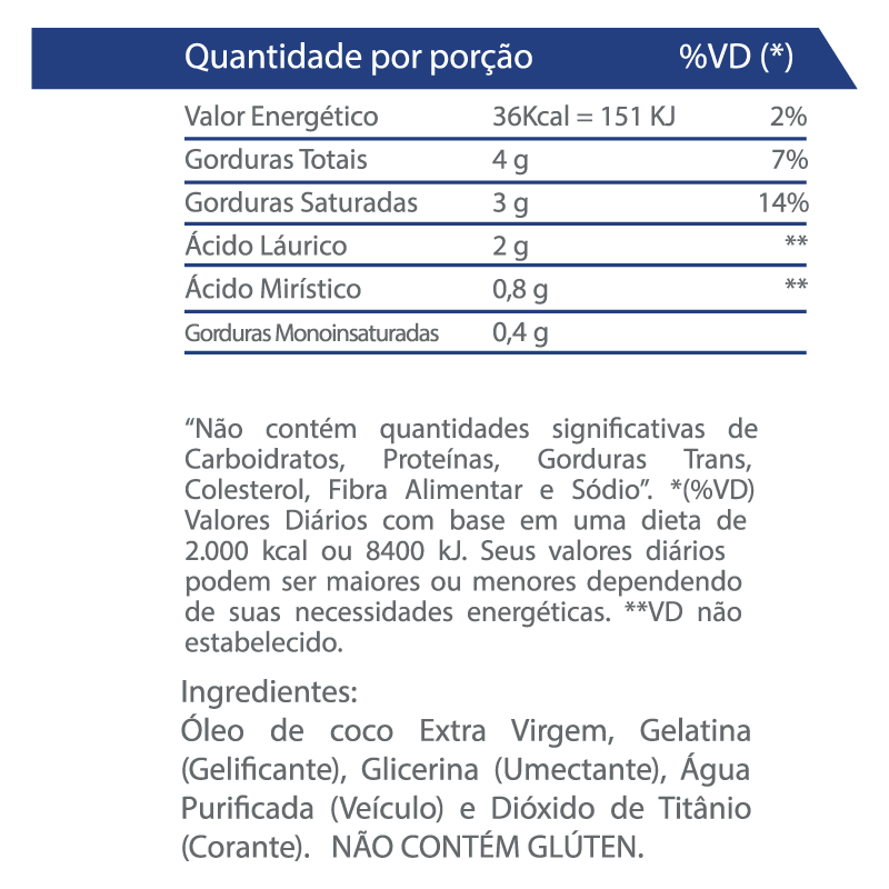 Informações nutricionais