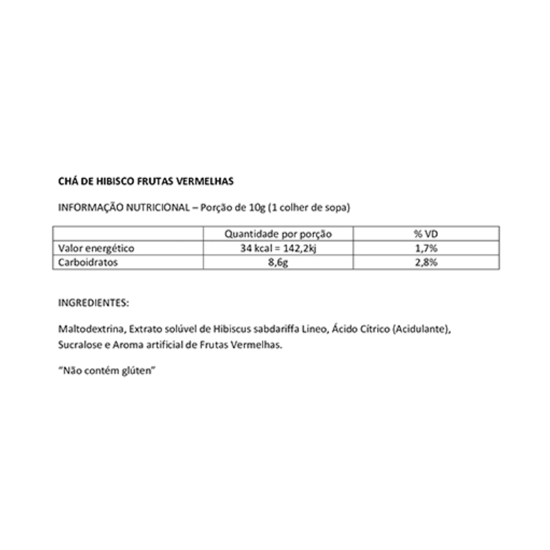 Informações nutricionais