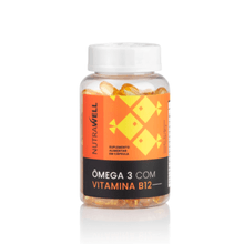 Ômega 3 e Vitamina B12 Nutrawell 1g 90caps