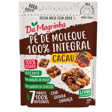 Pé de Moleque Integral Cacau 100g - Da Magrinha