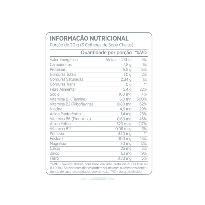 Informações nutricionais