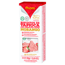 Biscoito Tapioca com Morango Fhom 30g