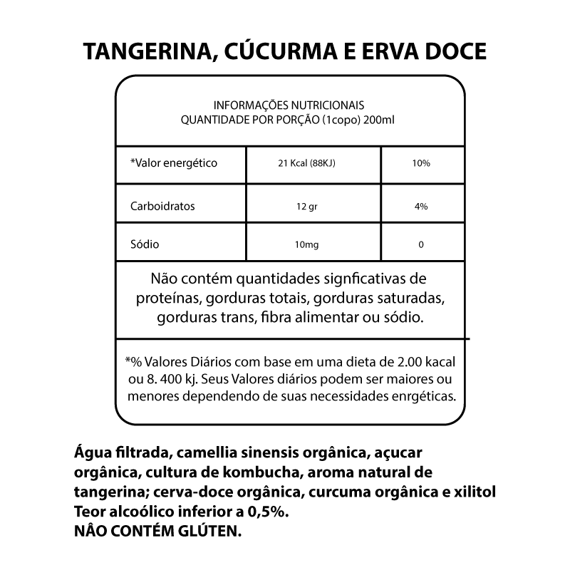 Informações nutricionais