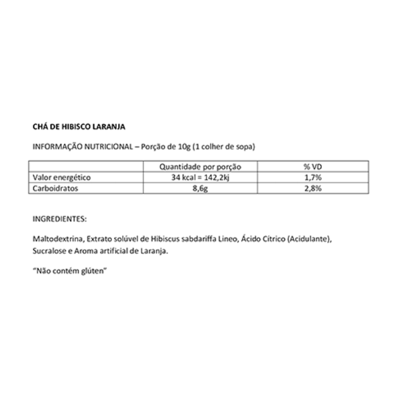 Informações nutricionais