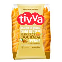 Penne Linhaça Dourada Tivva 500g