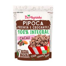 Pipoca Integral Cacau 50g - Da Magrinha