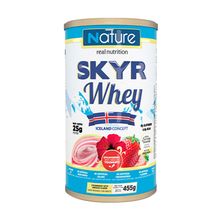 Skyr Whey Morango e Hibisco 455g - Nutrata