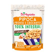 Pipoca Integral Caramelo e Coco 50g - Da Magrinha