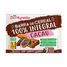 Barra Integral Cacau 45g x 3 - Da Magrinha